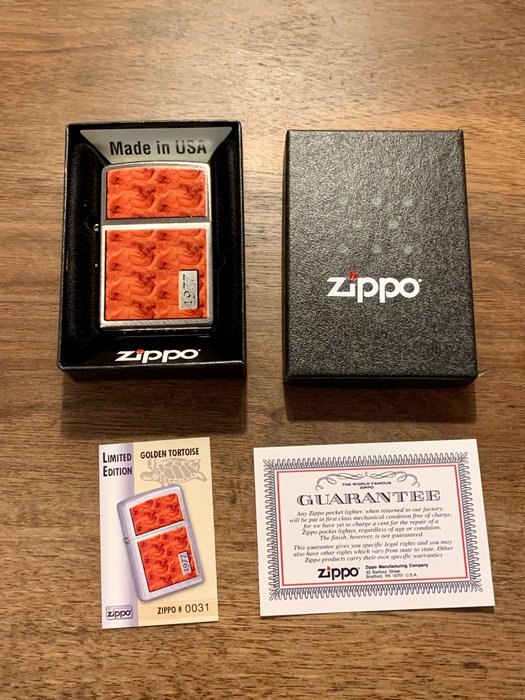 Zippo - GOLDEN TORTOISE - Lighter - Stål (rustfrit)