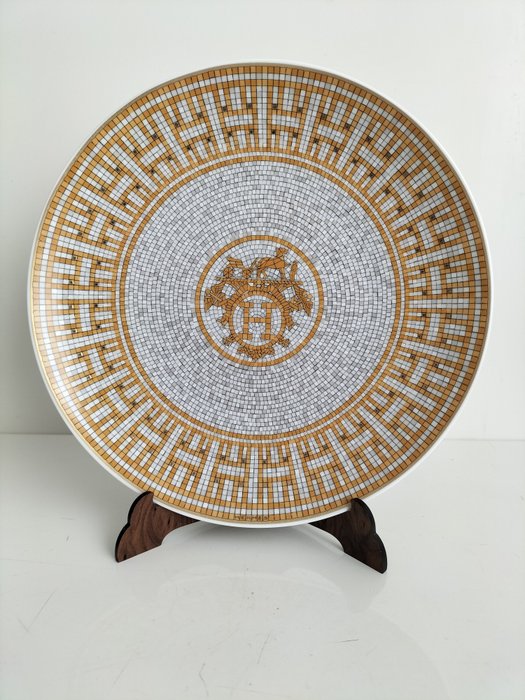 Hermès - Tallerken - "Mosaique au 24" - Porcelæn