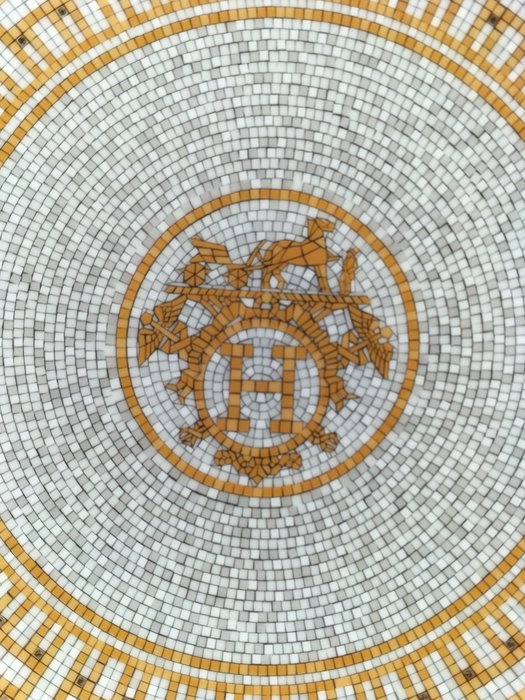 Hermès - Tallerken - "Mosaique au 24" - Porcelæn