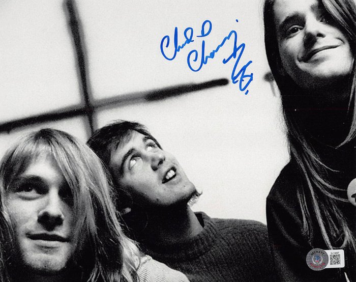 Chad Channing  - Signed Photo - 20x25cm - COA - Photo