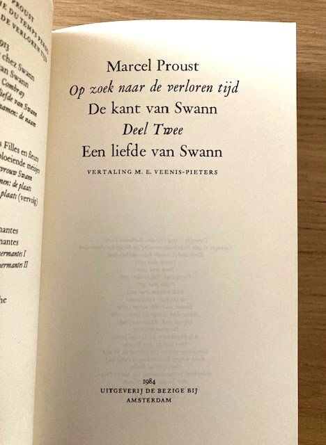 Marcel Proust - Lot met 10 Nederlandstalige publicaties - 1970-2001