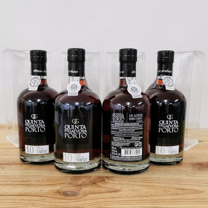 Alves de Sousa, Quinta da Gaivosa - 10 years old Tawny -  Porto  - 4 Jennies (0,5 L)