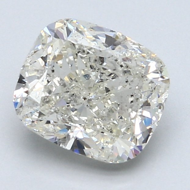 1 pcs Diamant  (Natur)  - 2.50 ct - Pude - I - SI2 - International Gemological Institute (IGI)