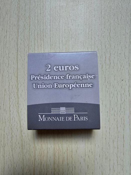 Frankrig. 2 Euro 2008 "Presidence Française de l'UE" Proof  (Ingen mindstepris)