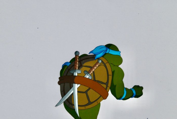 " Teenage Mutant Ninja Turtle " Original Animation Production Cel - " TMNT " - 1987