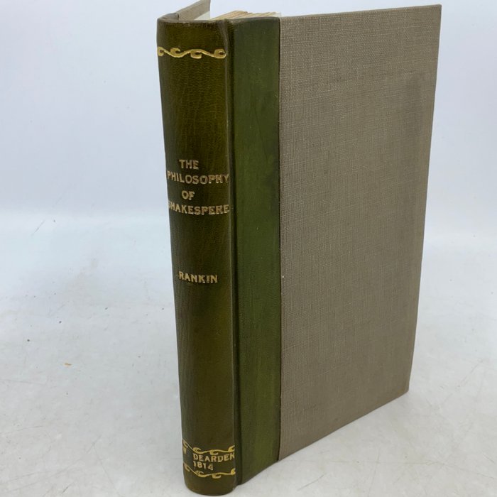 Michael. H. Rankin - The Philosophy of Shakespere, extracted from his plays - 1841