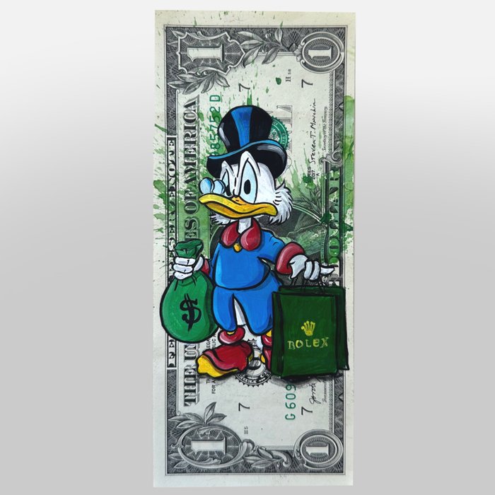 Alan Stefanov (1999) - "McDuck and His Rolex Fortune"  1 dollar bill