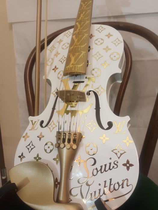 fppopart - Louis vuitton violon 4/4  (60cm) white édition