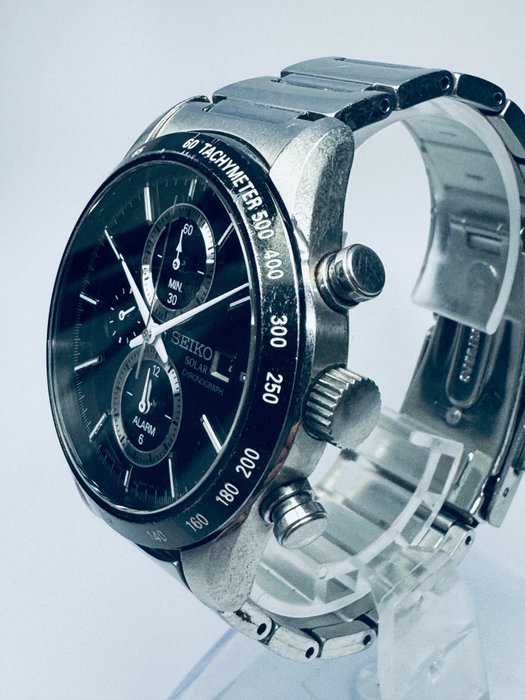 Seiko - Solar Chronograph - Ingen mindstepris - V172–0AP0 - Mænd - 2011-nu