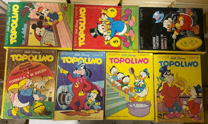 Topolino 1101/1200 - Sequenza completa - 100 Comic - Første udgave - 1977/1979