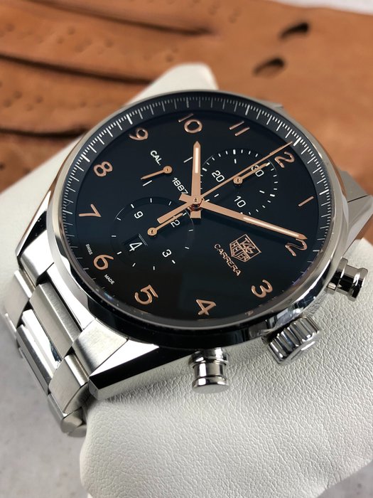 TAG Heuer - Carrera CAL1887 Automatic Chronograph - CAR2014-0 - Mænd - 2011-nu