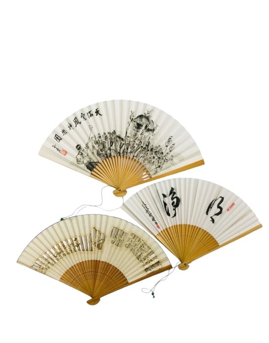 Breeze of Tradition: Japansk fansamling i 10 dele - Fra Edo Grace til moderne elegance - Japan - - Japan - Shōwa-periode (1926-1989)