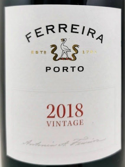 2018 Ferreira - Vintage Port -  Douro  - 1 Flaske (0,75L)