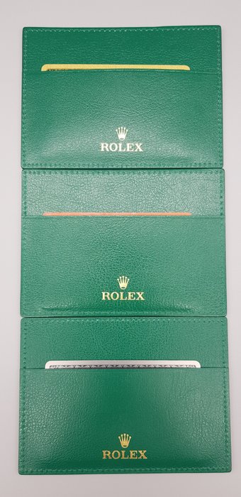 Rolex - 4119209.05 - Porta Garanzia - Porta Carte 3 pezzi