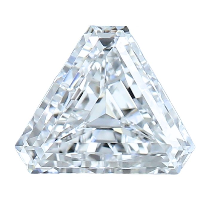 1 pcs Diamant  (Natur)  - 050 ct - Trekant - E - VVS1 - Gemological Institute of America (GIA)