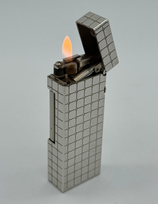 Dunhill - Rare Gas Lighter 80's Silver plated - Lighter - Forsølvet