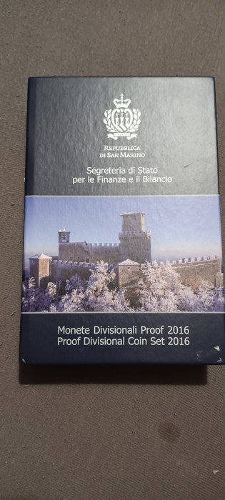 San Marino. Proof Set 2016 (incl. 2 euro "Shakespeare" + "Donatello")