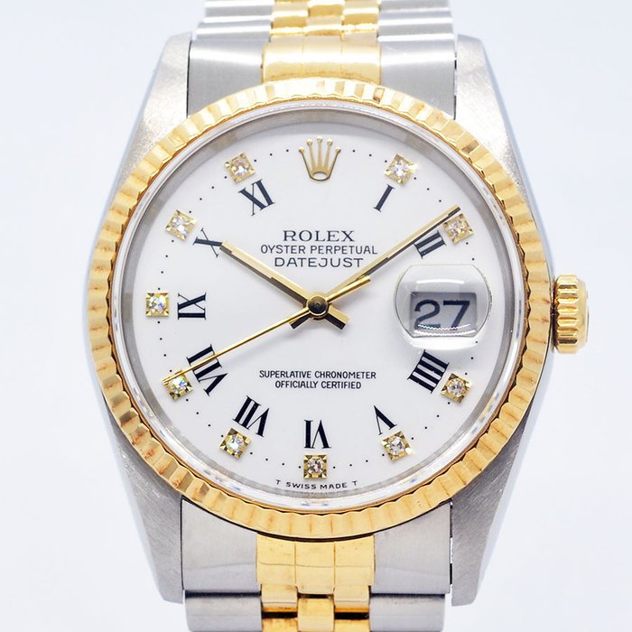 Rolex - Oyster Perpetual Datejust - Ref 16233G - Mænd - 1990-1999