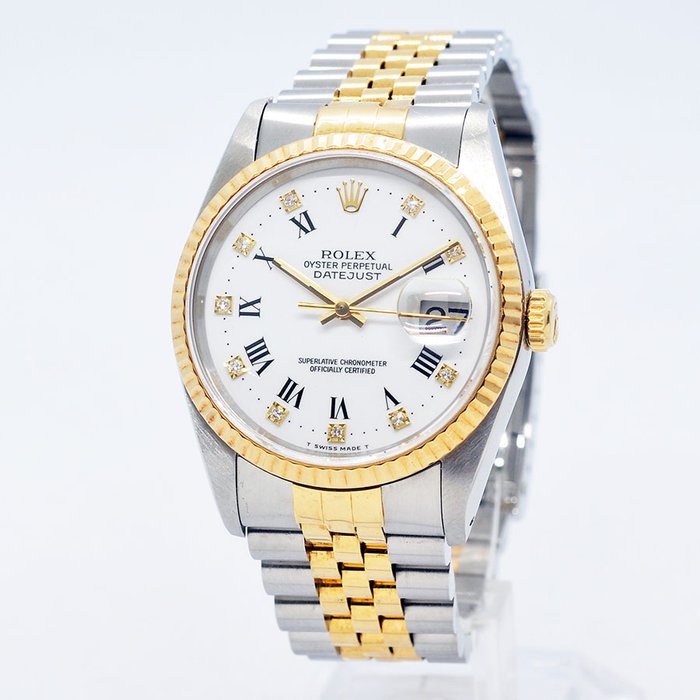 Rolex - Oyster Perpetual Datejust - Ref 16233G - Mænd - 1990-1999