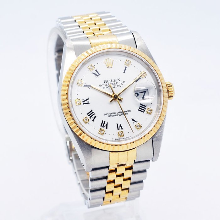 Rolex - Oyster Perpetual Datejust - Ref 16233G - Mænd - 1990-1999