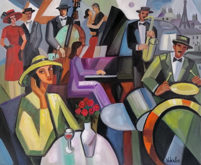 Samuel Veksler (1966) - In the jazz cafe