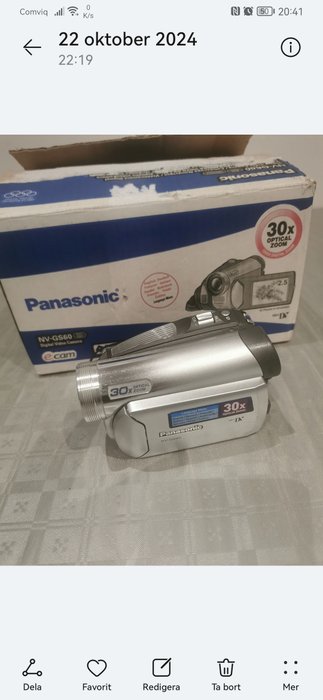 Panasonic NV-GS60E MiniDV PAL Digital video kamera