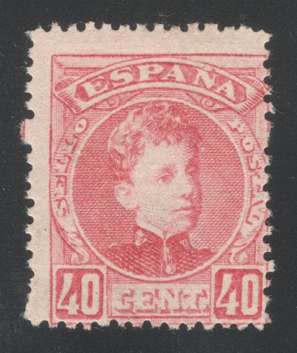 Spanien 1905 - Alponse XIII: 40c Rose - Scott n. 282