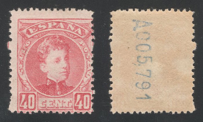 Spanien 1905 - Alponse XIII: 40c Rose - Scott n. 282