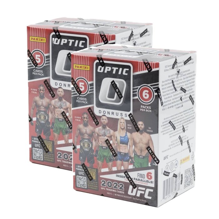 2022 - Panini - Donruss Optic UFC Blaster Box - McGregor Adesanye Aspinall - 2 Sealed box