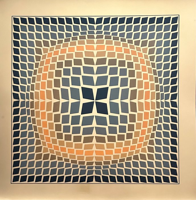 Victor Vasarely (1906-1997) D'après - Quasar-2