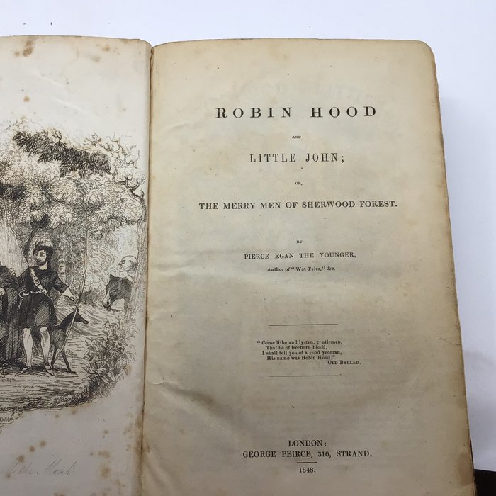 Pierce Egan the Younger - Robin Hood and Little John; or the Merry Men of Sherwood Forest - 1848