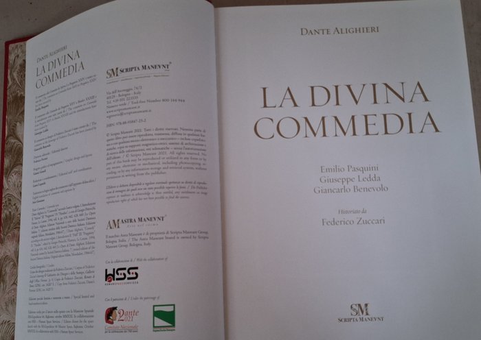 Emilio Pasquini / Dante Alighieri - La Divina Commedia - 2021