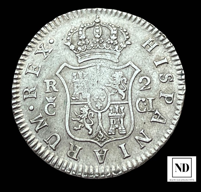 Kongeriget Spanien. Fernando VII (1813-1833). 2 Reales 1811 - Cádiz