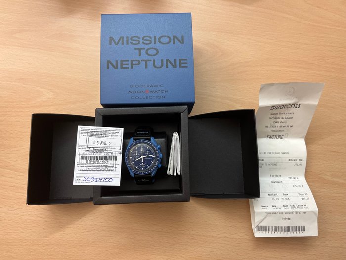 Swatch - MoonSwatch - Mission to Neptune - Ingen mindstepris - Unisex - 2011-nu