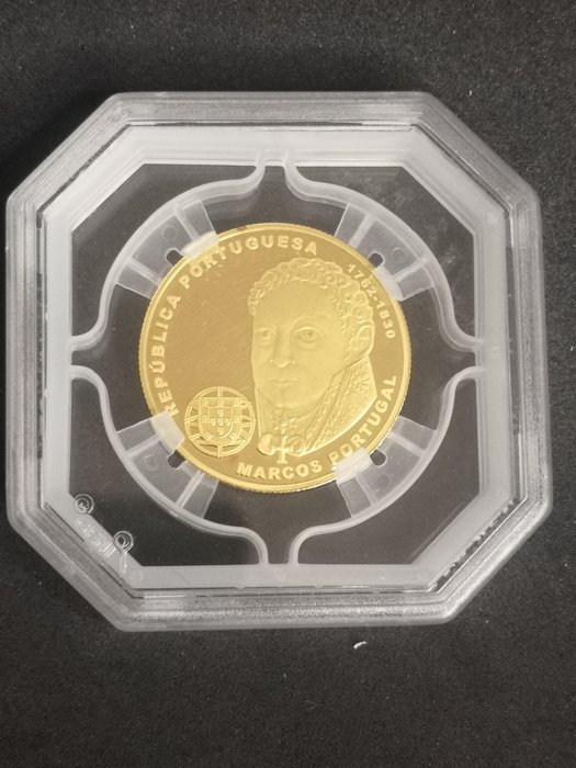 Portugal 2 1/2 Euro 2014 1/2 oz gold Proof Marcos Portugal Coin GENI PR65