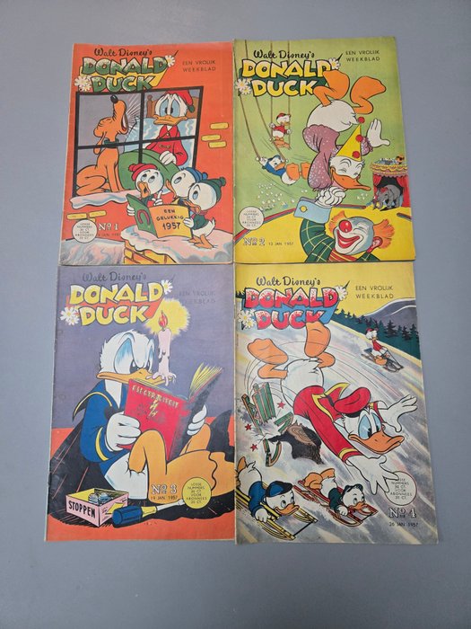 Donald Duck - Zeer goede jaargang van Donald Duck 1957! - 52 Comic