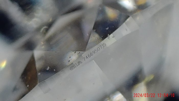 1 pcs Diamant  (Natur)  - 0.30 ct - Rund - D (farveløs) - IF - Gemological Institute of America (GIA) - Ex Ex Ex