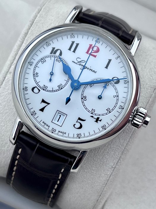 Longines - Heritage 180th Anniversary Limited Edition Single Push Column Automatic Chronograph - L2.775.4 - Mænd - 2011-nu