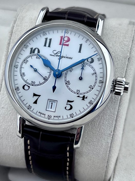 Longines - Heritage 180th Anniversary Limited Edition Single Push Column Automatic Chronograph - L2.775.4 - Mænd - 2011-nu