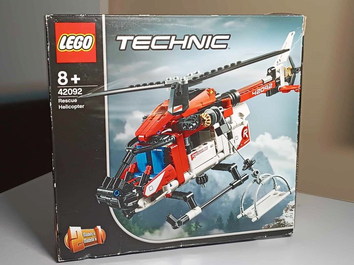 Lego - Technic - 42092 - SUPER ZESTAW -  LEGO Technic 42092 - Helikopter ratunkowy -  Unikat kolekcjonerski - 100%