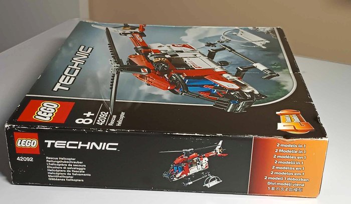 Lego - Technic - 42092 - SUPER ZESTAW -  LEGO Technic 42092 - Helikopter ratunkowy -  Unikat kolekcjonerski - 100%