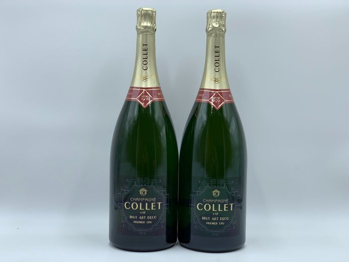 Collet, Art Deco - Champagne - 2 Magnummer (1,5 L)