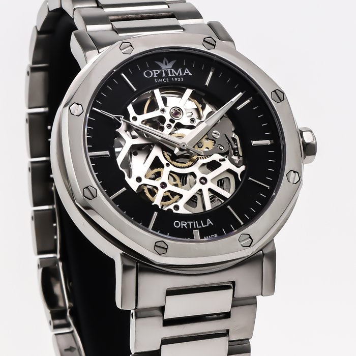 Optima - Ortilla Skeleton - Swiss automatic - OSA466SK-SS-3 - Ingen mindstepris - Mænd - 2011-nu