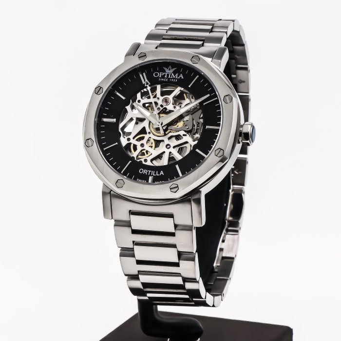 Optima - Ortilla Skeleton - Swiss automatic - OSA466SK-SS-3 - Ingen mindstepris - Mænd - 2011-nu