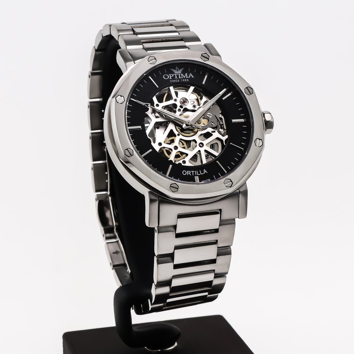 Optima - Ortilla Skeleton - Swiss automatic - OSA466SK-SS-3 - Ingen mindstepris - Mænd - 2011-nu