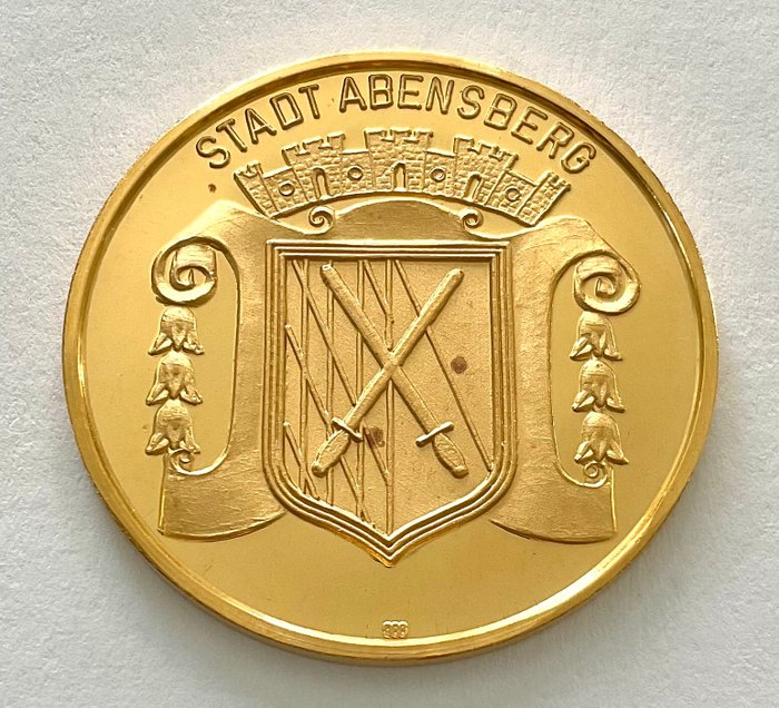 Tyskland. Medaille Abensberg-Aventinus 1977