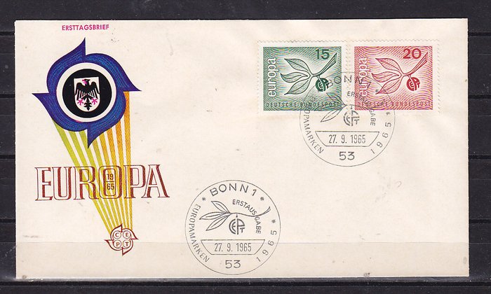 Europa CEPT 1965/1969 - Komplet samling af Europa CEPT FDC med alle forskellige versioner pr. FDC pr. land. - Europa CEPT FDC Michel België 1399/1400 t/m Cyprus 319/321 onbeschreven en gelopen.