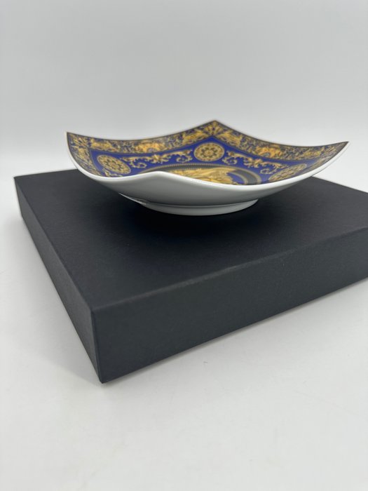 Versace x Rosenthal - Fad - "Medusa Blue" - Keramik