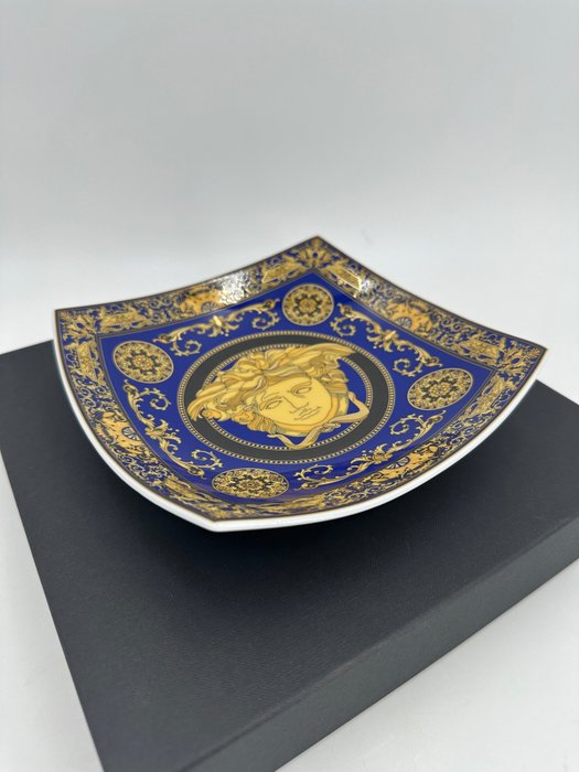 Versace x Rosenthal - Fad - "Medusa Blue" - Keramik