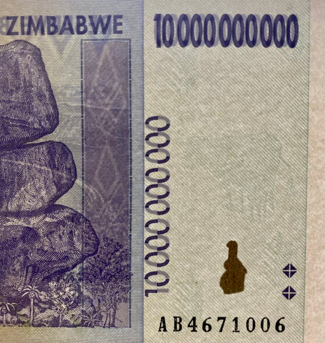 Zimbabwe. - 50 x 10 Billion Dollars 2008 - Pick 85  (Ingen mindstepris)